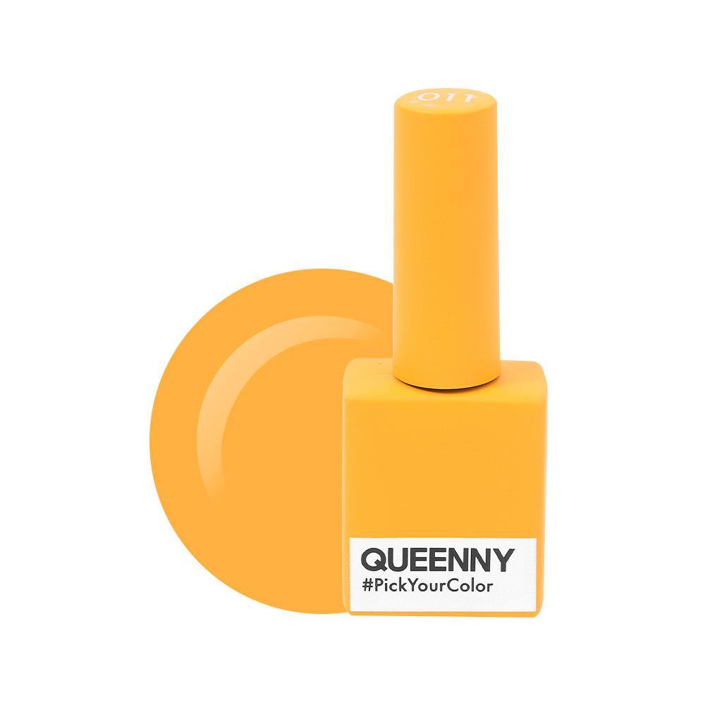  Vivid Yellow 011 - QUEENNY USA (vegan, cruelty free, non toxic, 11 free gel nail polish)