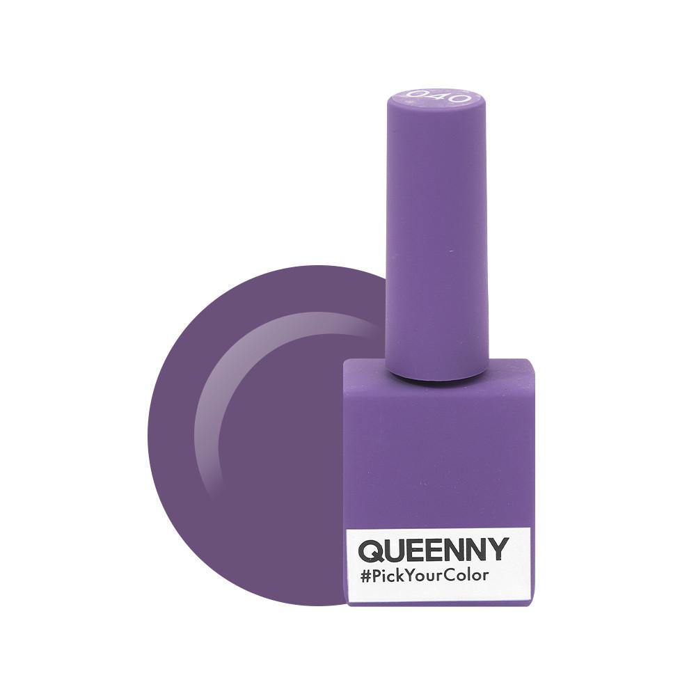  Deep Purple 040 - QUEENNY USA (vegan, cruelty free, non toxic, 11 free gel nail polish)