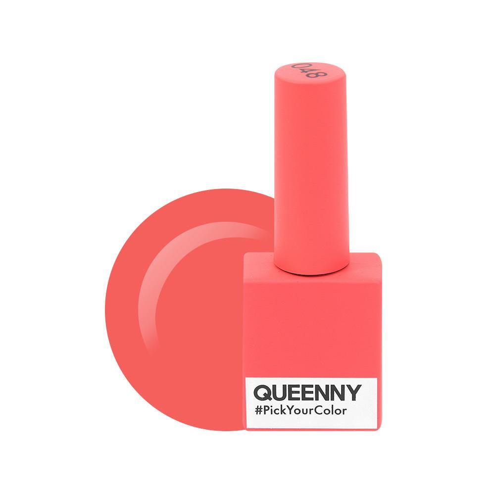  Neon Apricot 048 - QUEENNY USA (vegan, cruelty free, non toxic, 11 free gel nail polish)