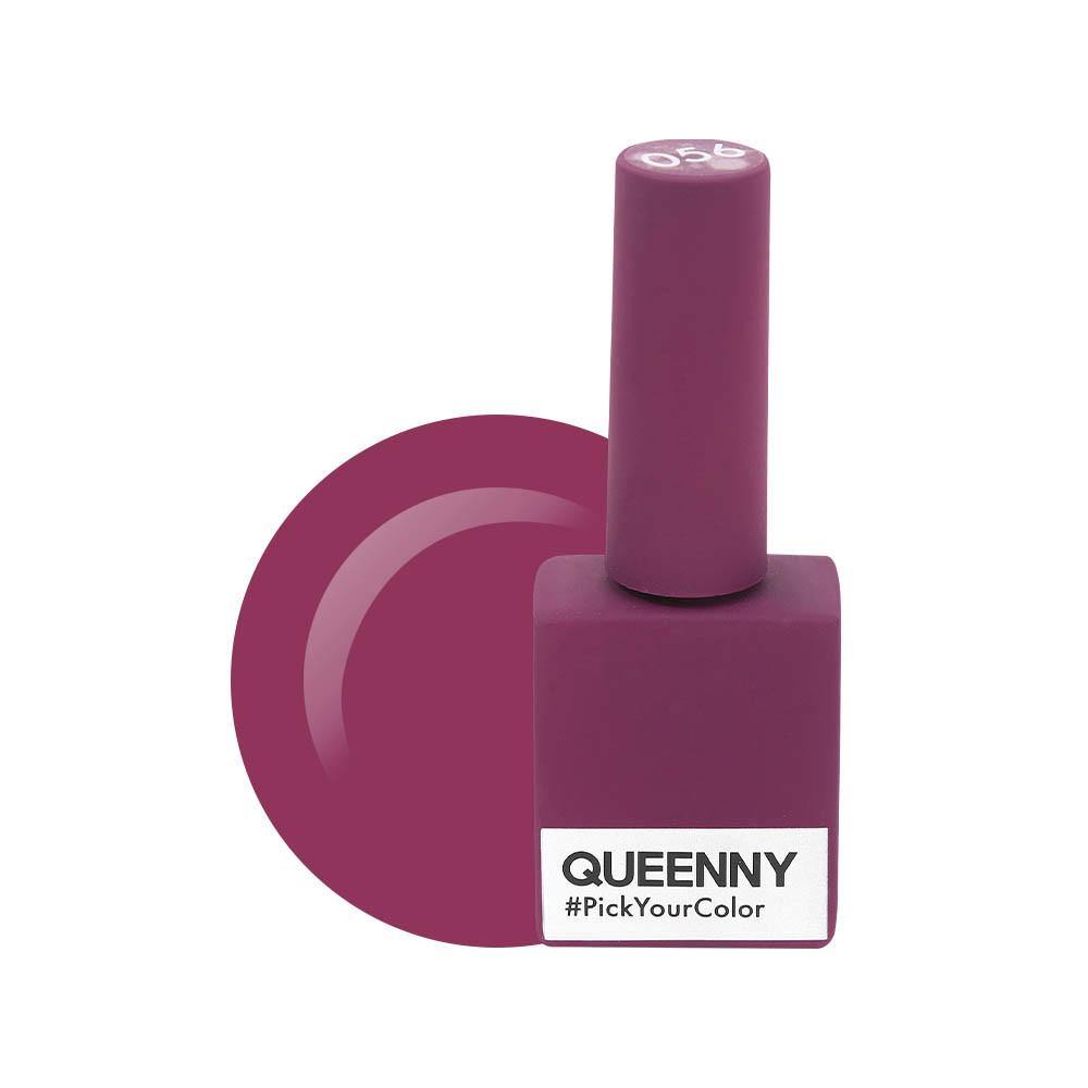  Dark Magenta 056 - QUEENNY USA (vegan, cruelty free, non toxic, 11 free gel nail polish)