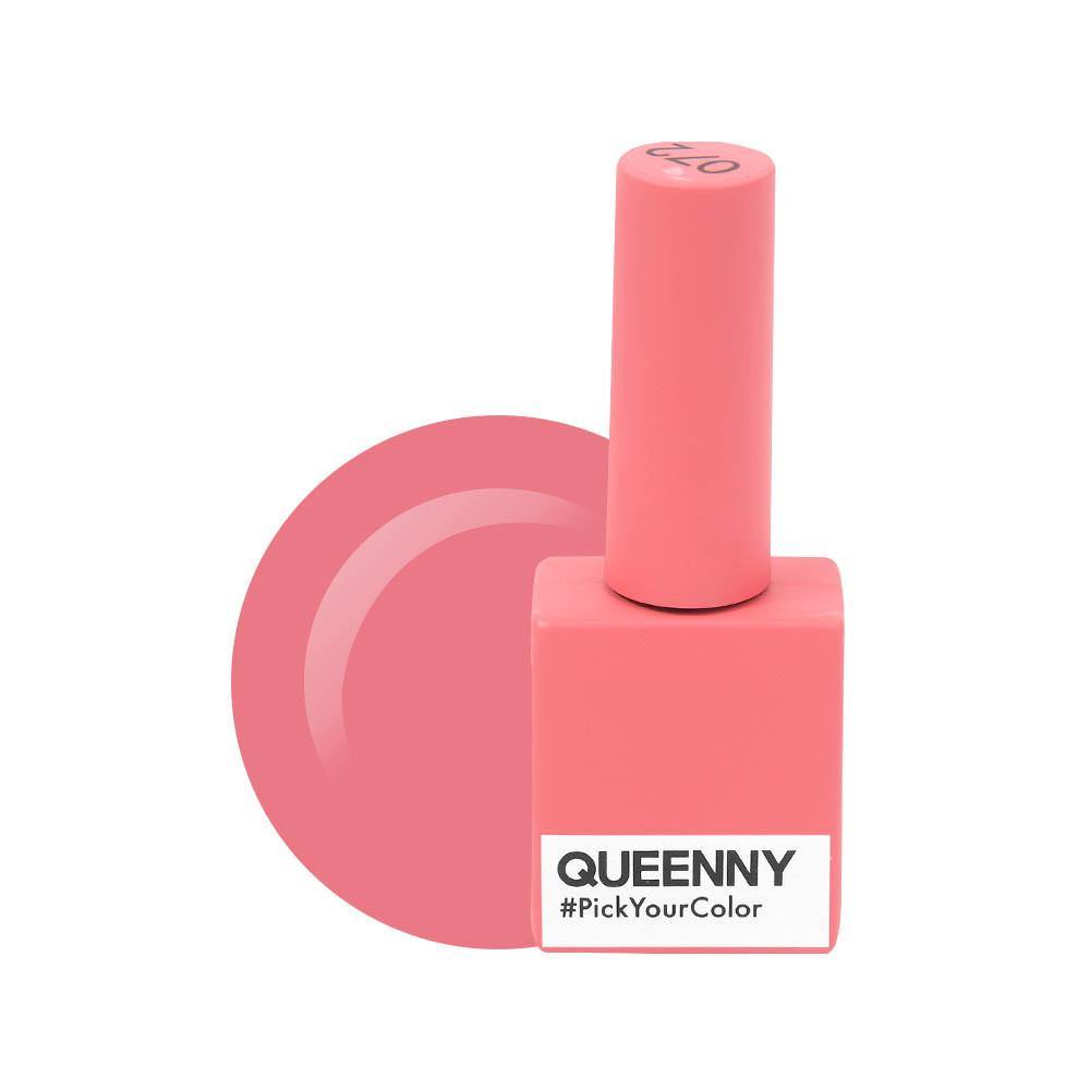  Salmon Syrup 072 - QUEENNY USA (vegan, cruelty free, non toxic, 11 free gel nail polish)